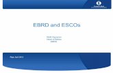EBRD and ESCOs - latea.lv · EBRD’sSustainableEnergyIniave(SEI):results SEI Phase 1 (2006 – 2008) Aimed at strengthening EBRD’s capacity to scale up sustainable energy projects