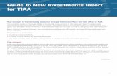 Guide to New Investments Insert for TIAA › assets › hr › benefits_docs › USG_TIAA_Investment_Guide.pdf4 New investment lineup The new investment lineup was carefully selected