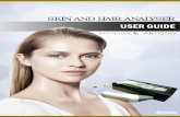 SKIN AND HAIR ANALYSER USER GUIDE...Polishing Scrub twice a week to reveal smoother, clearer skin. OILY SKIN Oily skin is caused by overactive sebaceous (oil) glands. The skin appears