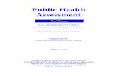 Public Health Assessment · A description of health concerns collected from community members. An evaluation of these health concerns based on the environmental data review. Background
