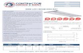 200W LED I-BEAM HIGH BAY - Contractor Lighting...200W LED I-BEAM HIGH BAY 10,098 7,573 5,049 2,524 0 30 60 90 10 20 50 12 40 70 80 75’ 0’ ... Cone of Light 10’ 20’ 30’ 40’