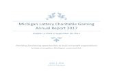 Michigan Lottery Charitable Gaming Annual Report …...Raffles are the most popular gaming event in which Michigan non-profits raise funds. When the total value of all raffle prizes