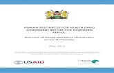 HUMAN RESOURCES FOR HEALTH (HRH) ASSESSMENT REPORT Capacity Kenya Project during the conceptualization,