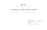 Protection of intellectual property · Abstract(Title: Protection of intellectual property: strategies and perception of risk - A case study of Swedish SMEs’ expansion to China