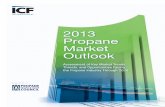 2013 Propane Market Outlook - afdc.energy.gov€¦ · ICF projects that these trends will continue. The outlook for refinery-supplied propane remains negative due . to additional