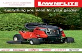 Lawn and Garden Catalogue · 35 Log-Splitters 38 Tondu Accessories 39 Tillers Front Tine Tillers Rear Tine Tiller 41 Sweeper 43 Chipper Vac ... USA MTD production Theo Moll, Photo