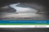 Symposium on Inter-State Water Conflicts in Southern Asia ... · of water is predicted to decrease. Thus, although inter-state water disputes have their own complexities, these are