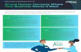 MAKE EVERY EXPERIENCE MATTER AI and Human Harmony …€¦ · 2 Aberdeen, Cognitive Customer Experience: The Future Is Here, April 2017 Sources 3 American Express, 2017 Customer Barometer