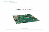 emCON Bvari - emtrion · emCON Bvari (Rev3) 1/38 emCON Bvari Hardware Manual Rev3 / 27.09.2018 emtrion GmbH
