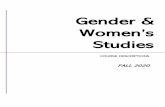 Gender & Women s Studies - Villanova University · Gender and Women’s Studies Graduate Certificate The graduate certificate can be pursued as an independent program or in conjunction