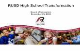 RUSD High School Transformation · • Osmar Aguilar, Executive Director, Youth for Christ ... • Advertising sales person • Business consultant • Corporate trainer • E-commerce