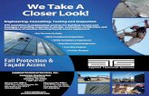 We Take A Closer Look! - Applied Technical Services€¦ · installation of window cleaning/façade access equipment. Fall Protection & Façade Access structural@atslab.com Alexandria