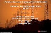 Public Service Company of Colorado 10-Year Transmission ... › staticfiles › micro... · 1 Public Service Company of Colorado 10-Year Transmission Plan 2017 Q4 Stakeholder Meeting