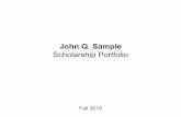 John Q. Sample › art › scholarships › sample-portfolio-2019.pdf · 4. Sample Title Four Colored pencil, marker, Adobe Photoshop This is a sample description. The description