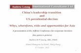 China’s leadership transition · • "Eclipse: Living in the Shadow of China’s Economic Dominance” by Arvind Subramanian, Senior Fellow, Peterson Institute for International