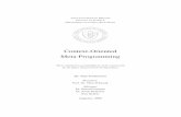 Context-Oriented Meta-Programmingsoft.vub.ac.be/Publications/2006/vub-prog-lic-06-07.pdf · Context-Oriented Programming is a new programming paradigm that provides tech-niques for