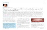 Anterior Open Bite: Aetiology and Management...Orthodontics 522 DentalUpdate October 2011 Paul Jonathan Sandler Anterior Open Bite: Aetiology and Management Abstract: Anterior open