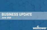 BUSINESS UPDATE - Welltower · • Blended valuation on SH assets across both transactions represents 5.80% cap rate on TTM NOI • OM portfolio valuation represents a 5.45% cap rate
