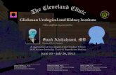 Saad Alshahrani, MDM e d i c i n e Cl e v eland C l i n Glickman Urological and Kidney Institute i c Saad Alshahrani, MD Cleveland Clinic, Cleveland Created Date 8/25/2013 4:24:42