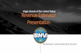 Virgin Islands of the United States Revenue Estimator ... · Senior Citizen License - Conversion (Non Real ID) $27.50 Senior Citizen License - Initial (Non Real ID) $27.50 Senior