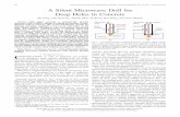 522 IEEE TRANSACTIONS ON MICROWAVE THEORY AND …jerby/Microwave-Drill... · electrical discharges, chemicals, ultrasonic vibrations, plasma streams, etc., are yet more expensive