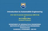 Introduction to Automobile Engineering Presentation for III B. … PPTS.pdf · • Describe the differences between the unibody design and frame and body design • Tell how the four-stroke