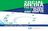 229854-National Assn of Realtors Social Media for Realtors ... · According to the 2011 REALTOR ® Technology Report , 90 percent of brokers and 91 percent of agents use social media,