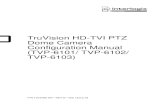 TruVision HD-TVI PTZ Dome Camera Configuration Manual (TVP ... › library › 1073486b-tru... · TruVision HD-TVI PTZ Dome Camera Configuration Manual (TVP-6101/ TVP-6102/ TVP-6103)