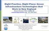 Right Practice, Right Place: Green Infrastructure ...efc.muskie.usm.maine.edu/docs/roseen_right_practice_right_place.pdf · The New Orleans Hurricane Protection System: What Went