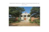 Institutional Effectiveness Manual 2013...University of South Carolina Beaufort Institutional Effectiveness Manual • 1 Office of Institutional Effectiveness and Research Purpose