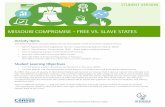 Missouri Compromise – Free vs. Slave States (Student Version) · 2016-07-12 · By 1861, the issue of slavery in the United States had become so intense that it led our nation into