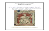 Why did King John issue Magna Carta?magnacartaresearch.org/static/schools/downloads/KS2... · 2015-04-27 · 1 Learning Pack Key Stage 2 (Years 5-6, ages 9-11) The Magna Carta Project