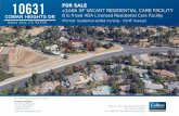 10631 FOR SALE ±3,686 SF VACANT RESIDENTIAL CARE …...10631 Santa Ana, California 92705 - (North Tustin) Cowan Heights Dr. 2 PROPERTY INFORMATION > Vacant 8 to 9 bed Residential