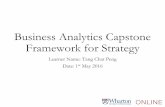 Business Analytics Capstone Framework for Strategy · Business Analytics Capstone Framework for Strategy Learner Name: Tang Chat Peng ... • Yahoo's business model is founded on