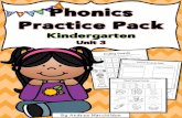 Phonics Practice Pack - jacksonsd.org › ... › LevelKUnit3Phonics.pdfPhonics Practice Pack Kindergarten Unit 3 ... Directions: Practice reading the words below 2 times. Once you