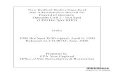 NEW BEDFORD HARBOR OU 2 RECORD OF DECISION (ROD) … › work › 01 › 288686.pdf · 2020-06-13 · New Bedford Harbor Superfund Site Administrative Record for Record of Decision