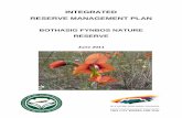 INTEGRATED RESERVE MANAGEMENT PLANresource.capetown.gov.za/documentcentre/Documents/City... · 2016-08-30 · Reserve Management Plan, or IRMP) for Bothasig Fynbos Nature Reserve