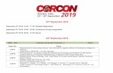 23 September2019 24 September2019 - Corconcorcon.org › PDF › Corcon_Schedule.pdf · 0900-1100 MaterialsandComposites–1 Hall-C PaperNo. Paper MC11 Keynote Corrosion,amajorconcernfortheIndustry-DevelopmentofNewApplications