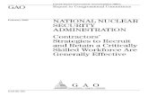 GAO-05-164 National Nuclear Security Administration: … · safety and reliability of the nuclear weapons stockpile rests upon a cadre of workers at eight contractor-operated National