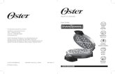 WAFFLE MAKER - Oster HOW TO: USING YOUR OSTERآ® WAFFLE MAKER Preparing your waffle maker for use 1 Open