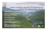Effect on Water Quality of Urbanization within the James River Basincourses.washington.edu › geovis › images › presentations › Wood.pdf · 2009-11-18 · Mo NRC - Lake of