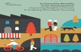Community Beneﬁts from Development: Improving ... · Improving Neighbourhoods & Enabling Affordable Housing June 2019. Public amenities play a large role in making . ... making
