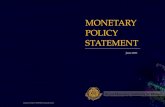MONETARY POLICY STATEMENT - RMA Publication/MPS/RMA Monetary Policy...آ  monetary policy measures involve