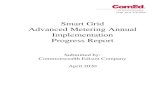 Smart Grid Advanced Metering Annual Implementation ... · Consultation with Smart Grid Advisory Council (“SGAC”) As required by Section 16108.6(e) of the PUA, 220 ILCS 5/16- 108.6(e),