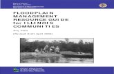 FLOODPLAIN MANAGEMENT RESOURCE GUIDE for ILLINOIS … · 2020-01-19 · FLOODPLAIN MANAGEMENT RESOURCE GUIDE for ILLINOIS COMMUNITIES July 2002 (Revised Draft April 2009) January