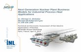 Next Generation Nuclear Plant Business Models for Industrial … · 2013-04-02 · v Applications of Nuclear, Next Generation Nuclear Plant Business Models for Industrial Process