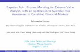 Bayesian Point Process Modeling for Extreme Value Analysis, …thanos/JSM2014-talk.pdf · Athanasios Kottas (UCSC) NPB modeling for extreme value analysis August 7, 2014 5 / 25. Nonparametric