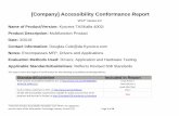 [Company] Accessibility Conformance Report · This can be used only in WCAG 2.0 Level AAA. WCAG 2.0 Report Tables 1 and 2 also document conformance with: EN 301 549: Chapter 9 - Web,
