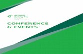 CONFERENCE & EVENTS€¦ · Philippines, India, UK, France, Germany, Israel and Australia. Holiday Inn Golden Mile Hong Kong is adjacent to the city’s Mass Transit Railway which