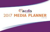 2017 MEDIA PLANNER - ACDIS ACDIS Media Kit_FINAL.pdf · 60 second whiteboard. This program includes: Kick off meeting to discuss topic and content of whiteboard video Feedback on